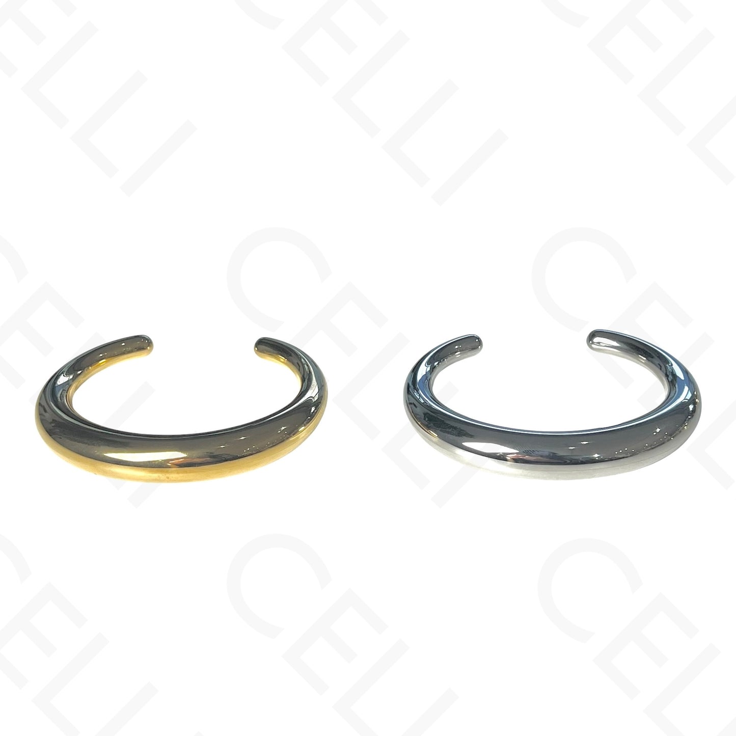 Pulsera de Acero - redonda hueca