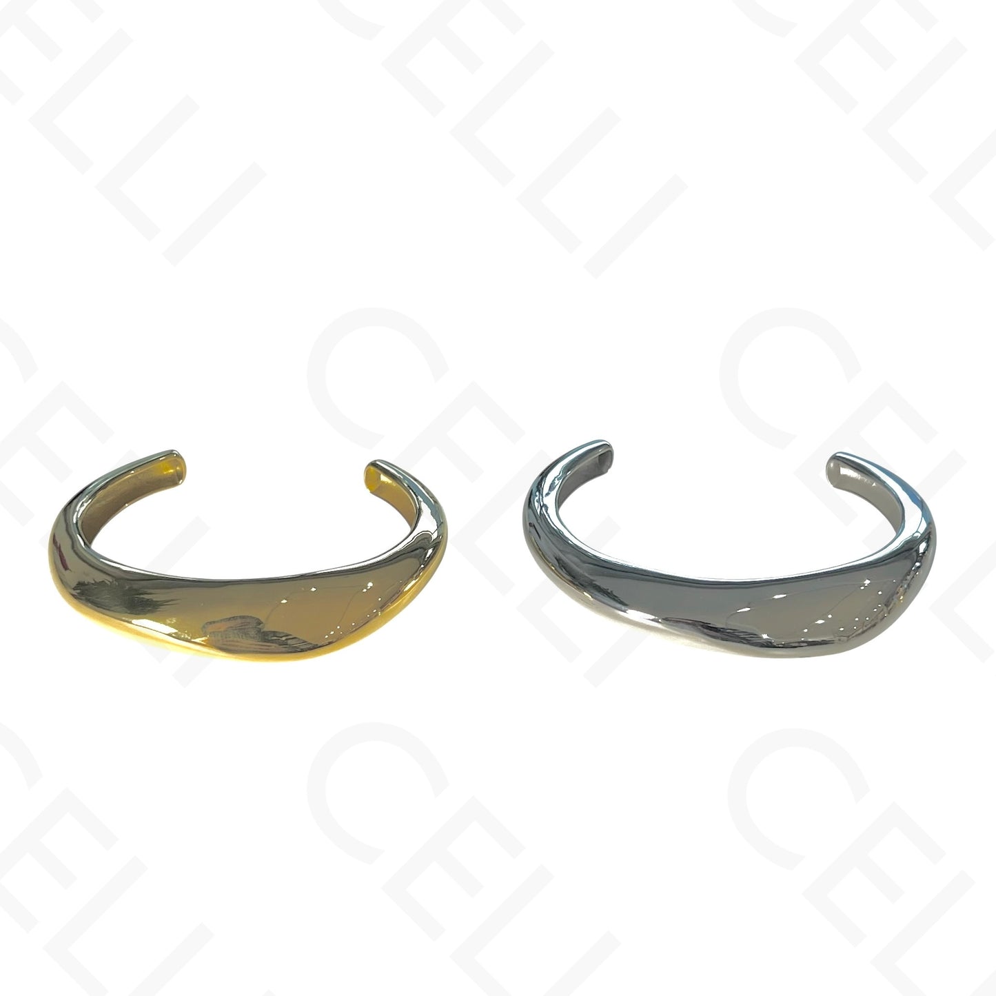 钢制手镯 - 不规则形状