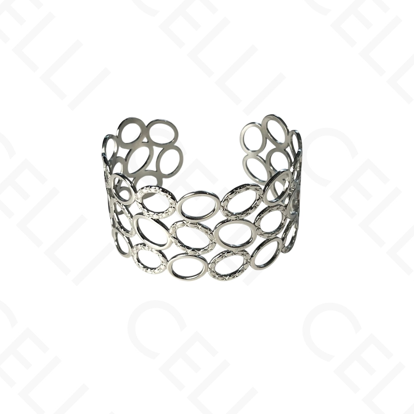 Pulsera de Acero - círculos