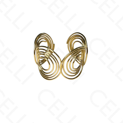 钢制手镯 - 宽圈