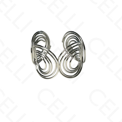 钢制手镯 - 宽圈