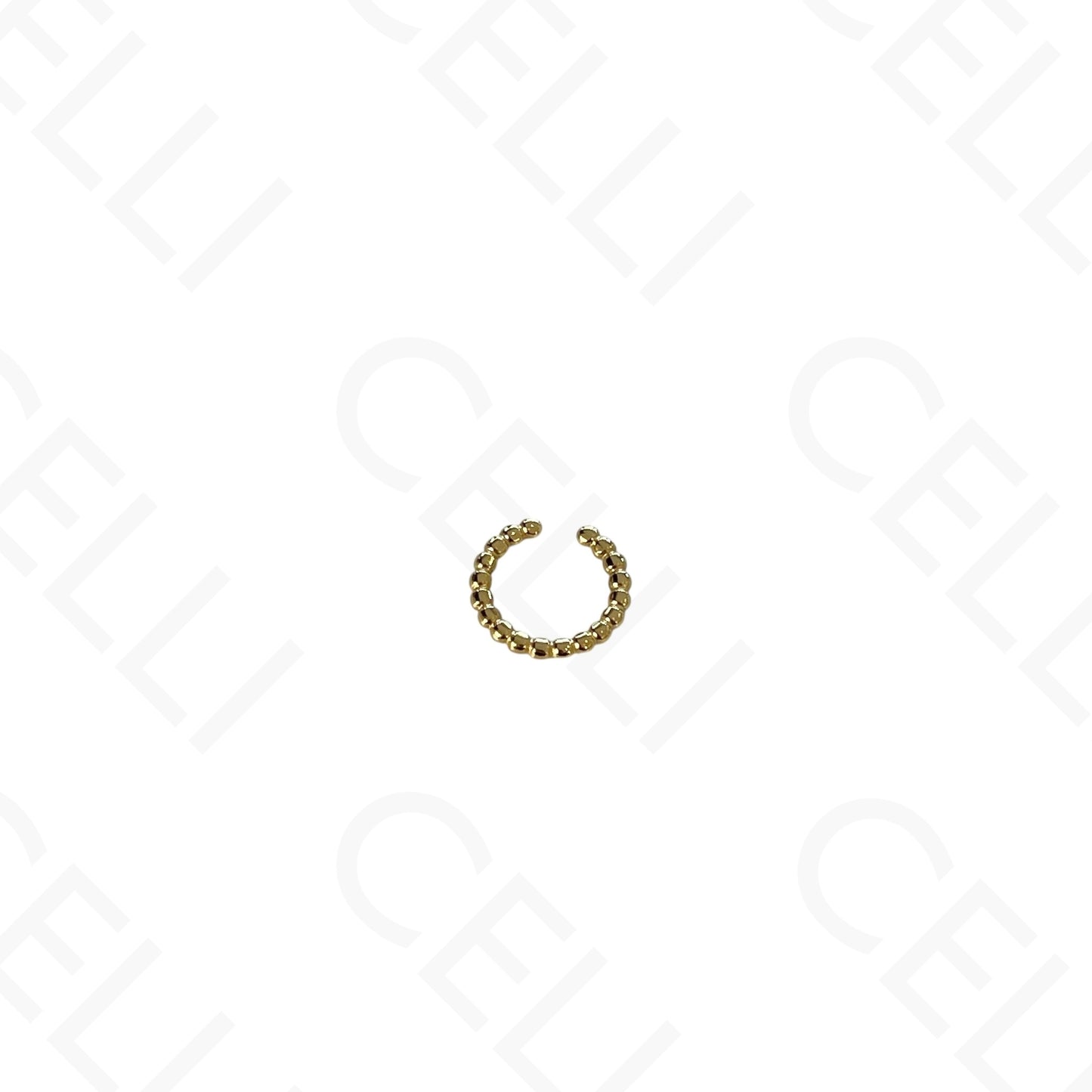 Earcuff de Aço - bolas