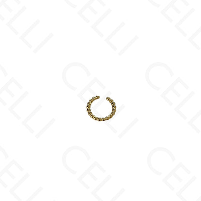 Earcuff de Aço - bolas