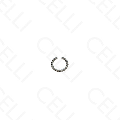 Earcuff de Aço - bolas