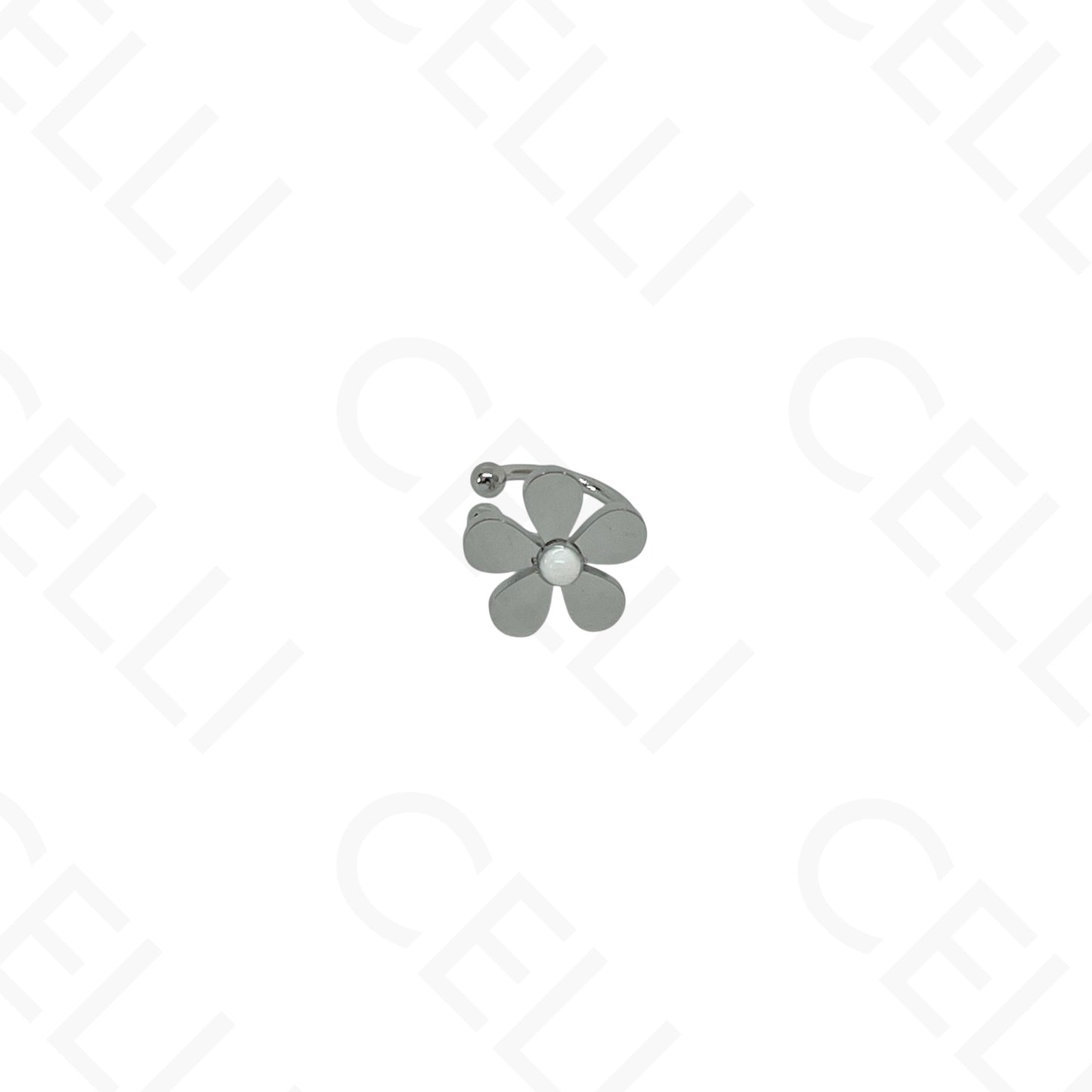 Aro para orejas de Acero - bolas