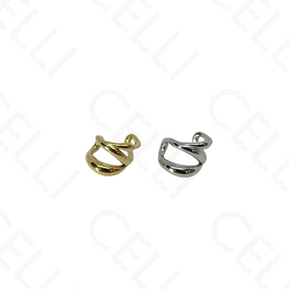 Aro para orejas de Acero - bolas