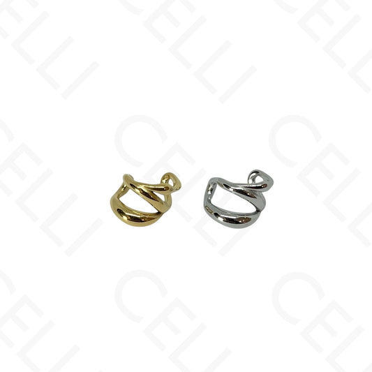 Aro para orejas de Acero - bolas