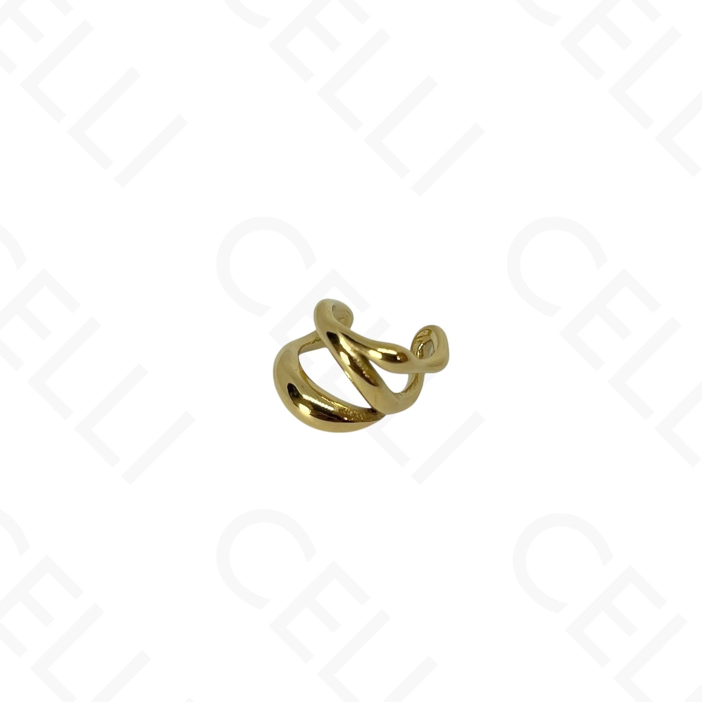 Aro para orejas de Acero - bolas