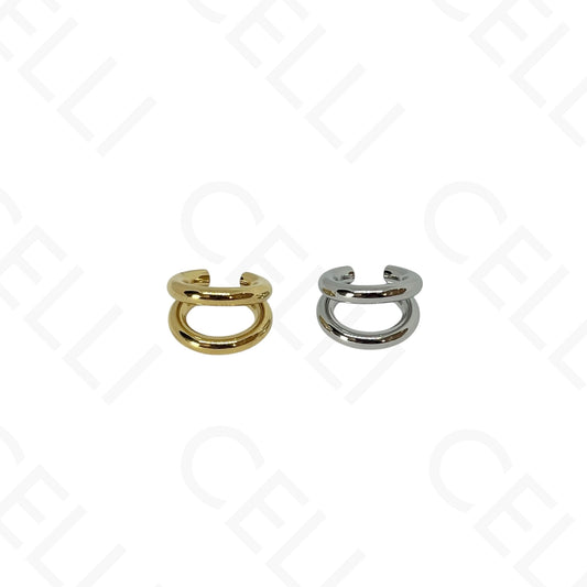 Aro para orejas de Acero - bolas