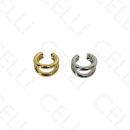 Aro para orejas de Acero - bolas
