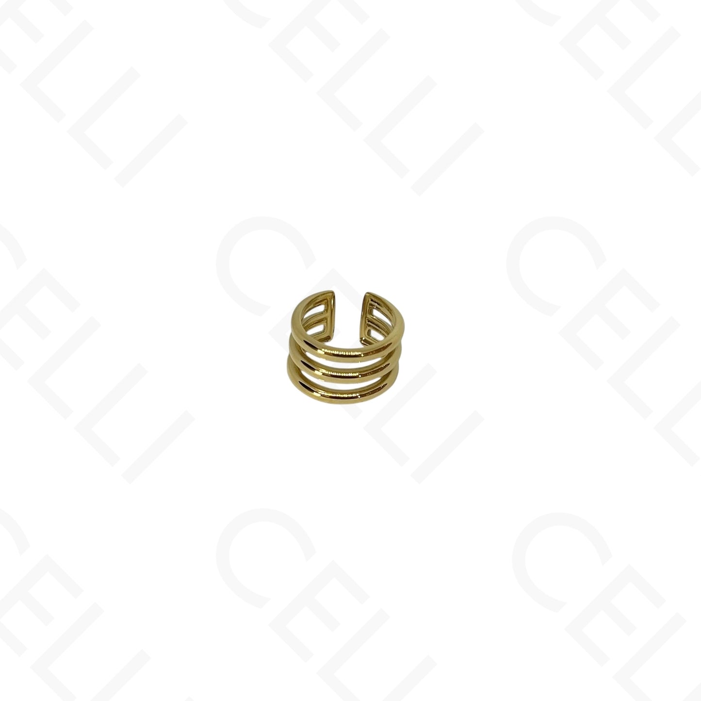 钢制耳扣 - 三层光滑