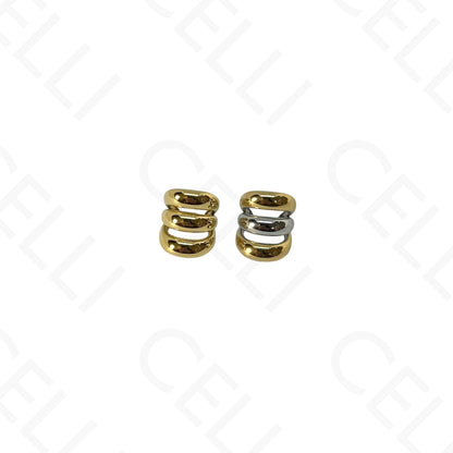 Earcuff de Aço - triplo