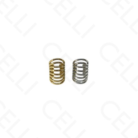 Aro para orejas de Acero - bolas