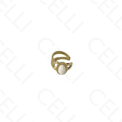 Aro para orejas de Acero - bolas