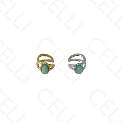 Aro para orejas de Acero - bolas