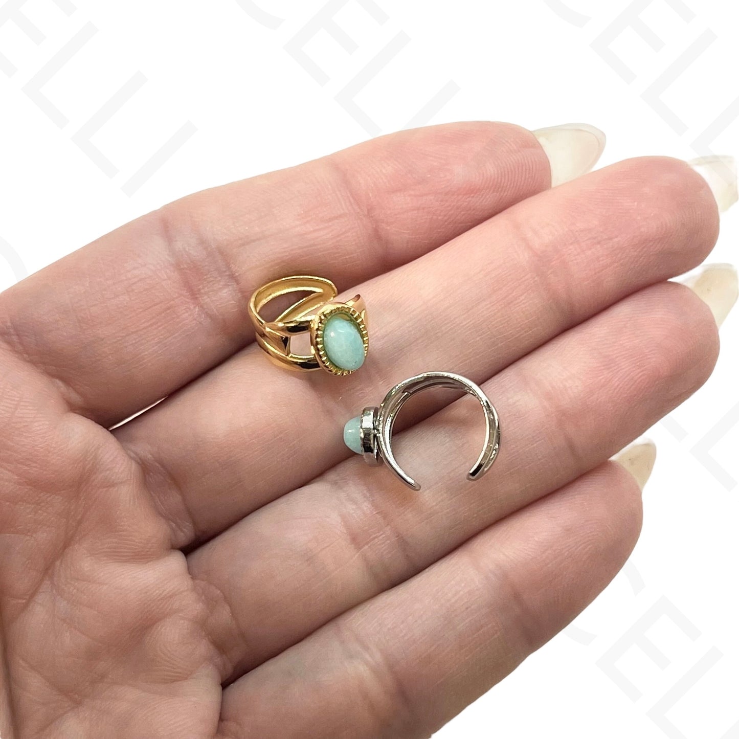 Aro para orejas de Acero - bolas