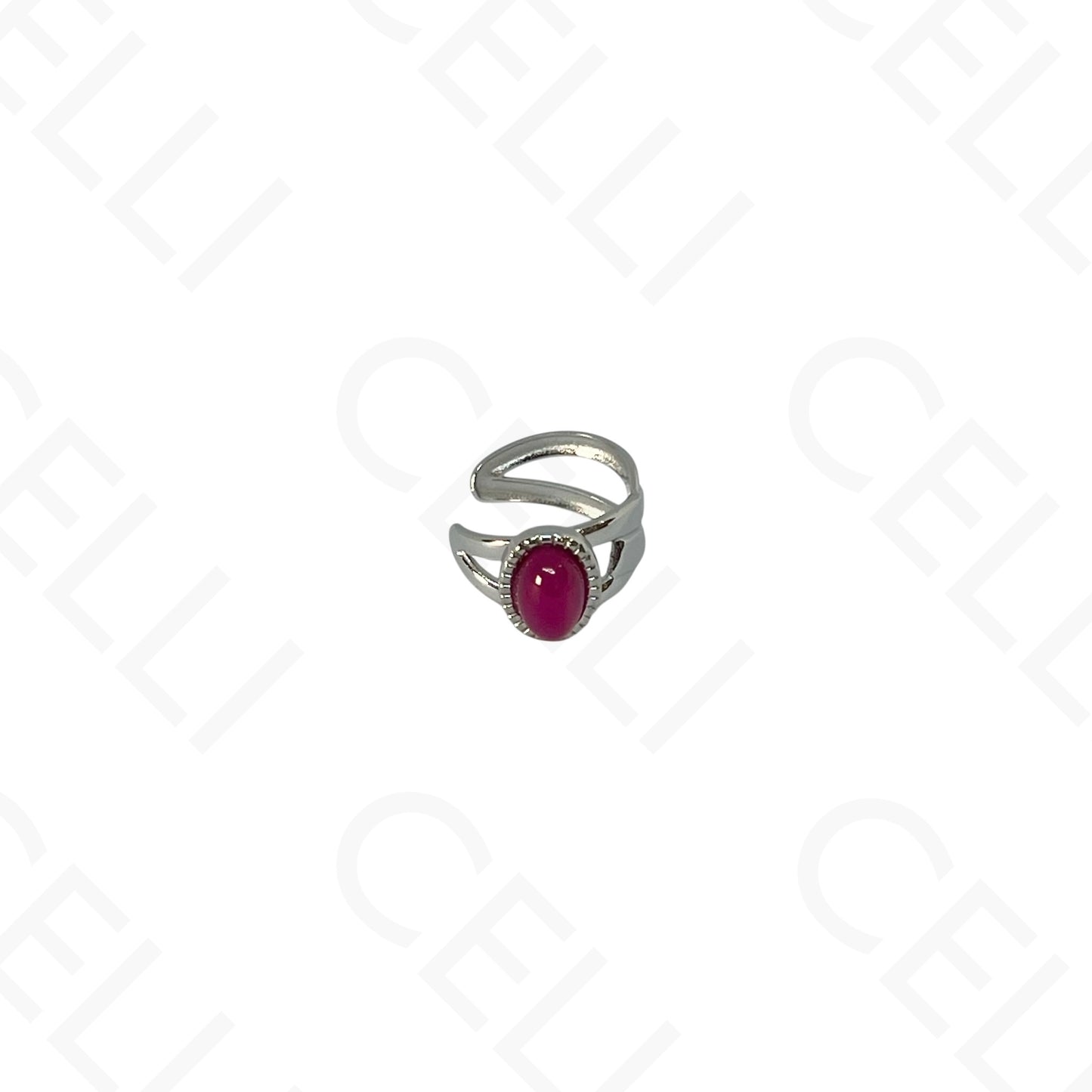 Aro para orejas de Acero - bolas