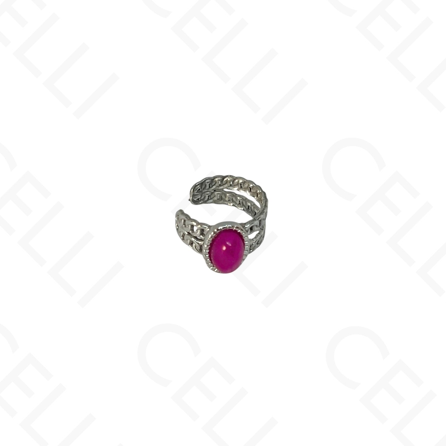 Aro para orejas de Acero - bolas