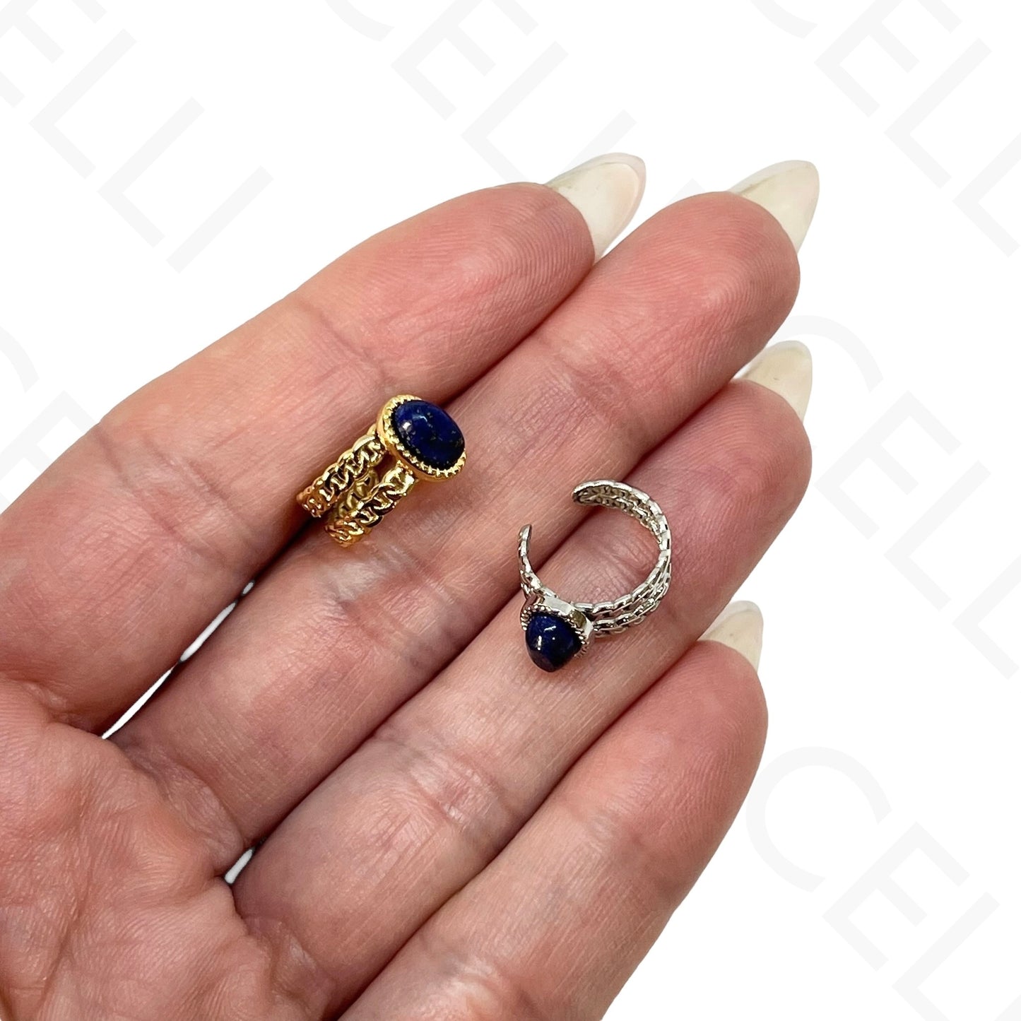 Aro para orejas de Acero - bolas