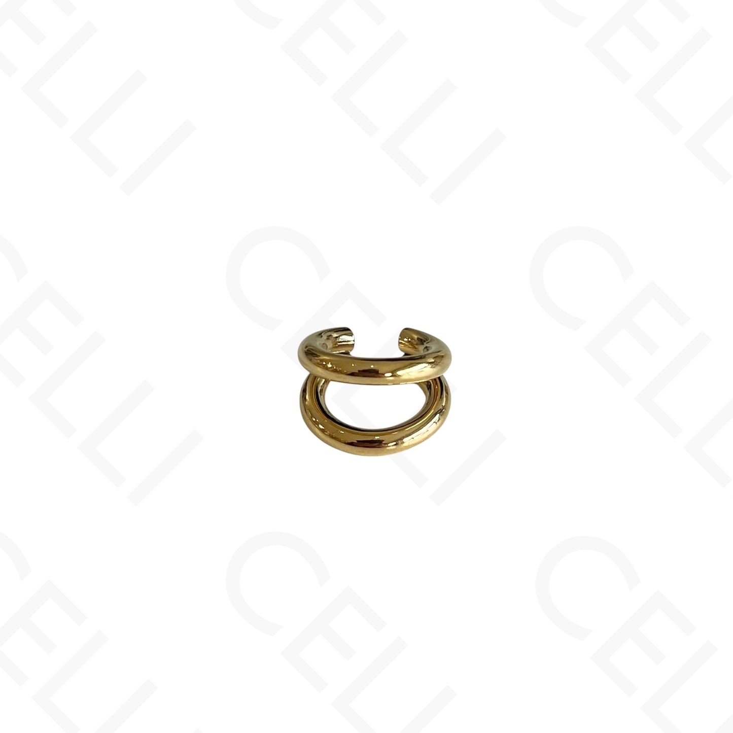 Aro para orejas de Acero - bolas