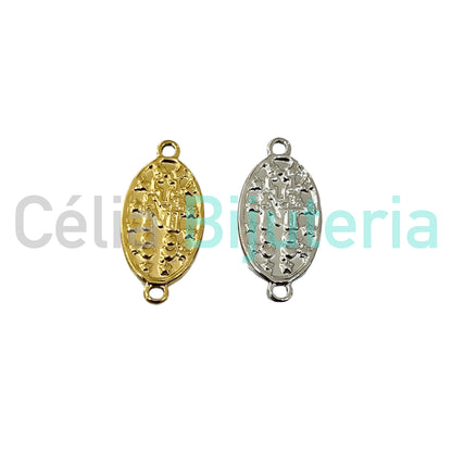 不锈钢奖章 - 圣母（2孔）