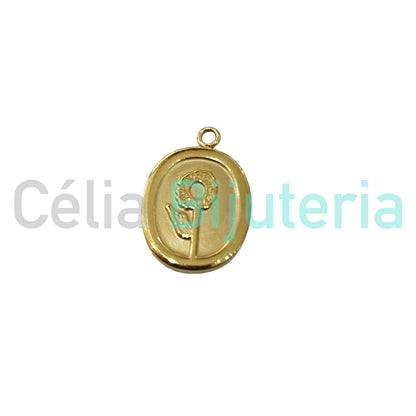 Steel Medal - Sunflower