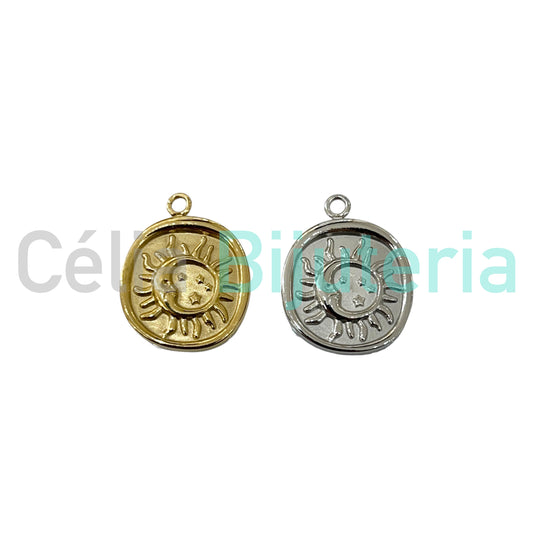 Steel Medal - Sun and Moon