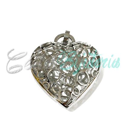 Steel Medal - Heart with Details