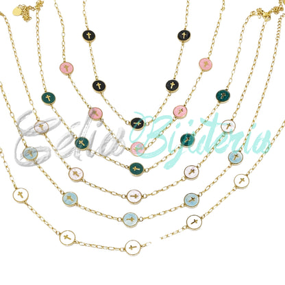 Colar de Aço - cruz