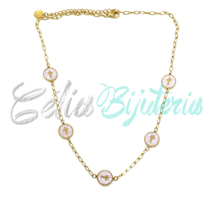 Colar de Aço - cruz