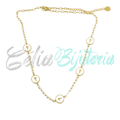 Colar de Aço - cruz