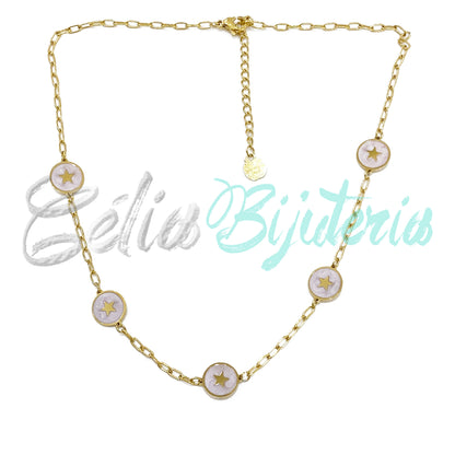 Colar de Aço - estrela