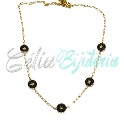 Colar de Aço - estrela