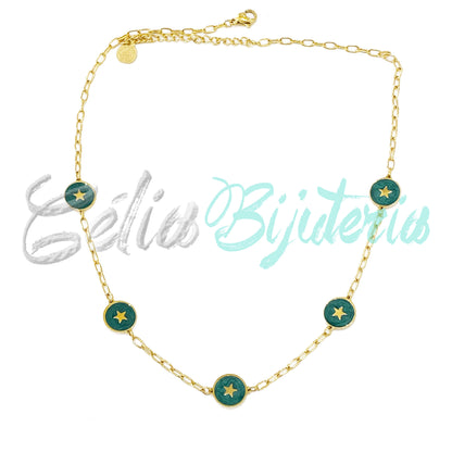 Colar de Aço - estrela