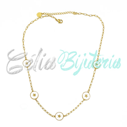 Colar de Aço - estrela