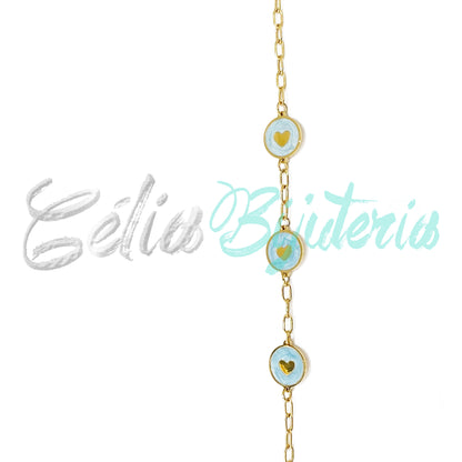 Stainless Steel Bracelet - Heart