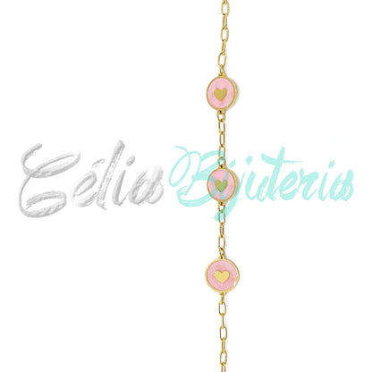 Stainless Steel Bracelet - Heart