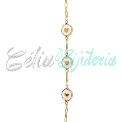 Stainless Steel Bracelet - Heart