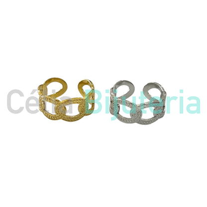 钢制戒指 - 链条