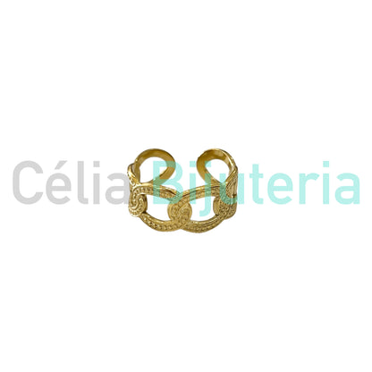 钢制戒指 - 链条