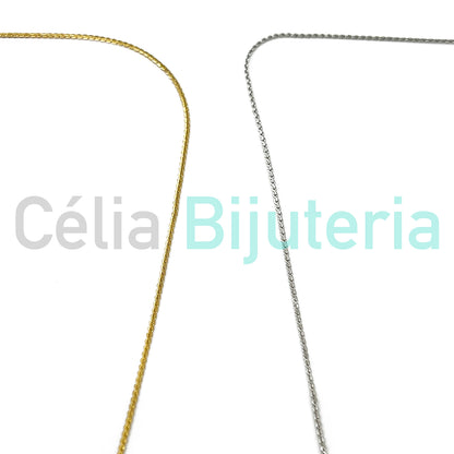 Colar de Aço Simples