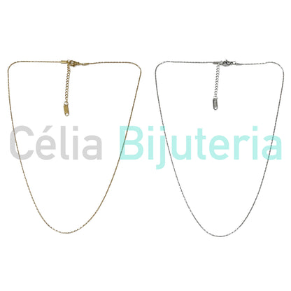 Colar de Aço Simples