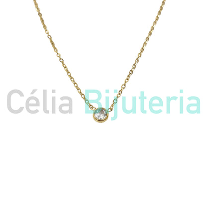 Colar / Pulseira de Aço - brilhante