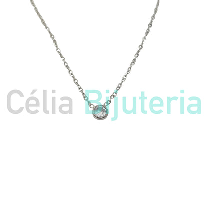 Colar / Pulseira de Aço - brilhante