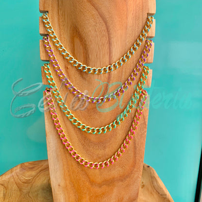 Colares de Aço - com cores