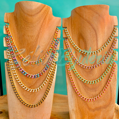 Colares de Aço - com cores