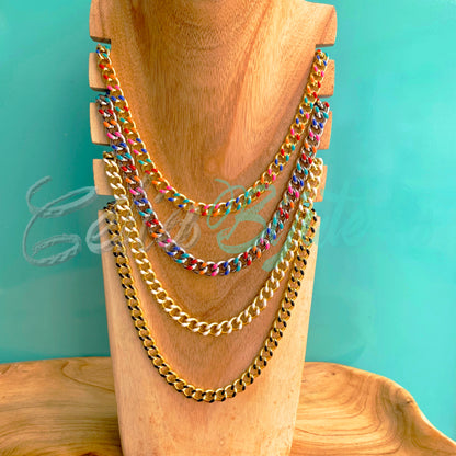 Colares de Aço - com cores