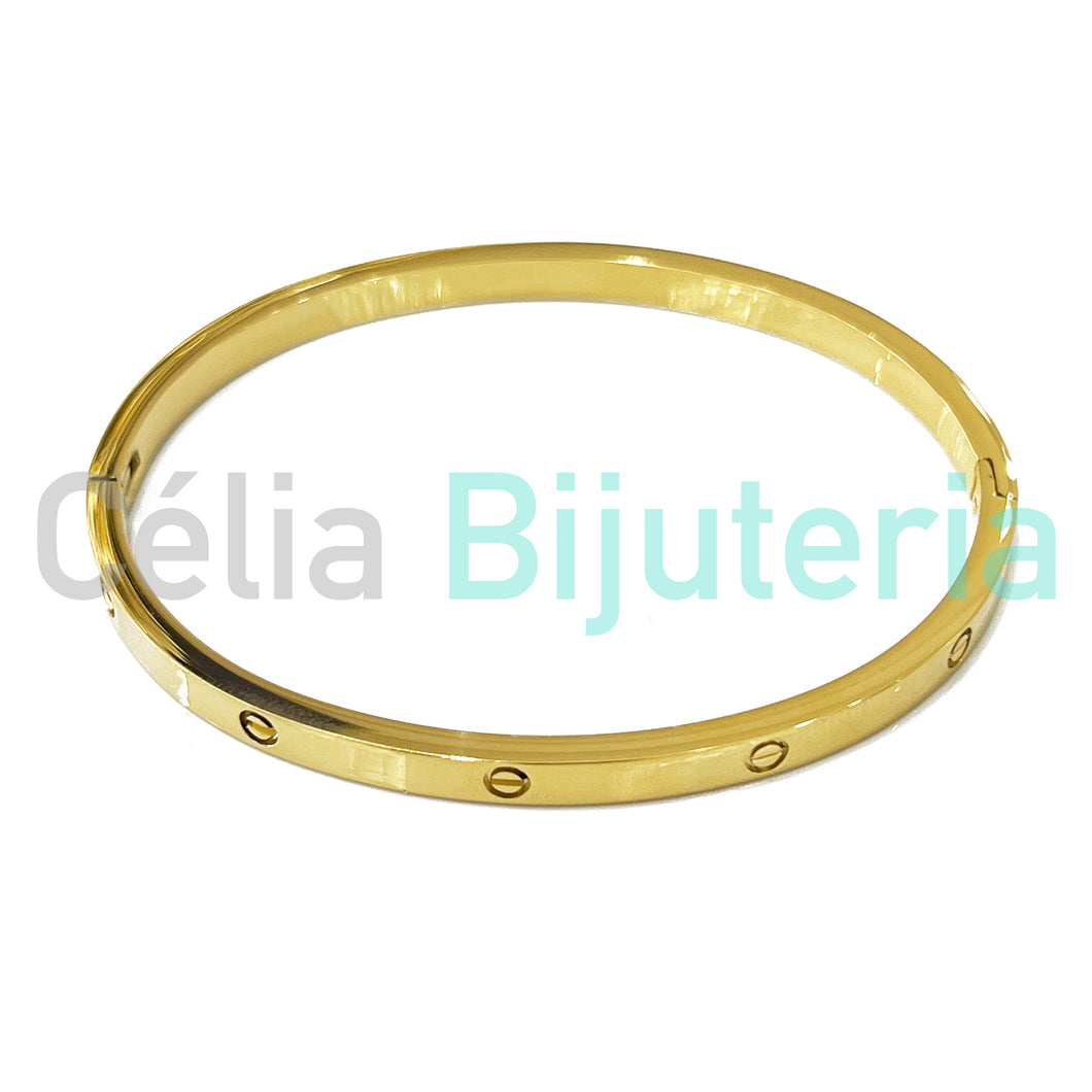 Brazalete/Pulsera de Acero - Tornillo Fino