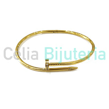 Cargar imagen en el visor de la galería, Brazalete/Pulsera de Acero - Clavo
