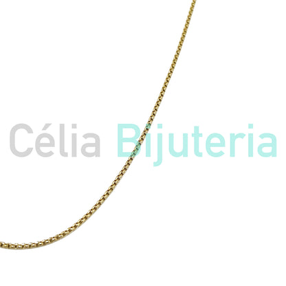 Colar de Aço Simples - Quadrado 1.5mm